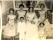 June Eng bridal party