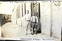 David Leemworks at U.S.Immigration Offices in Boston, Mass.1932
